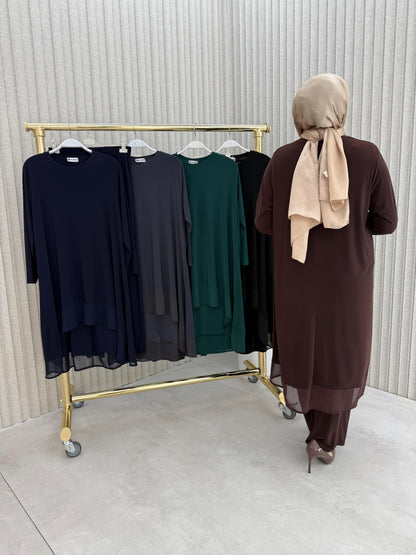 Zerrin Takım Sifon Detaylı Takım