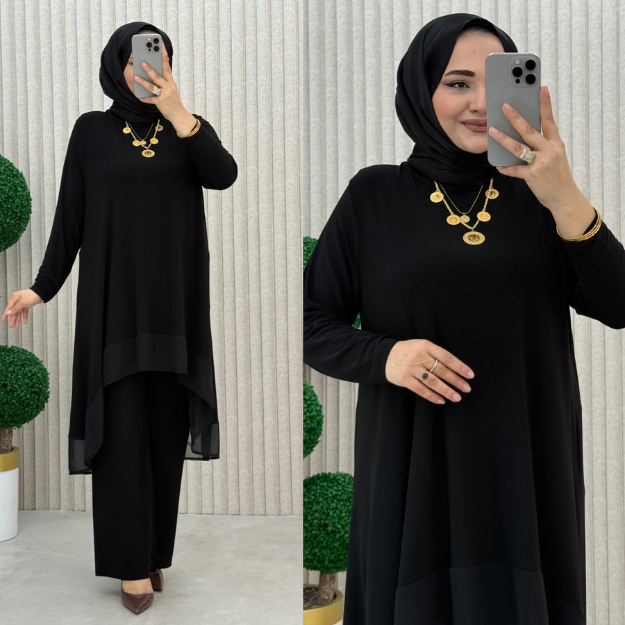 Zerrin Takım Sifon Detaylı Takım